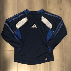 ADIDAS Boys navy blue long sleeve top size 2T